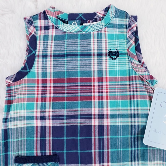 Chaps girl one piece Check Size 6M - NWT - Picture 2 of 8